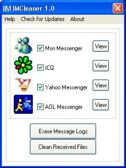 IMCleaner Screenshot